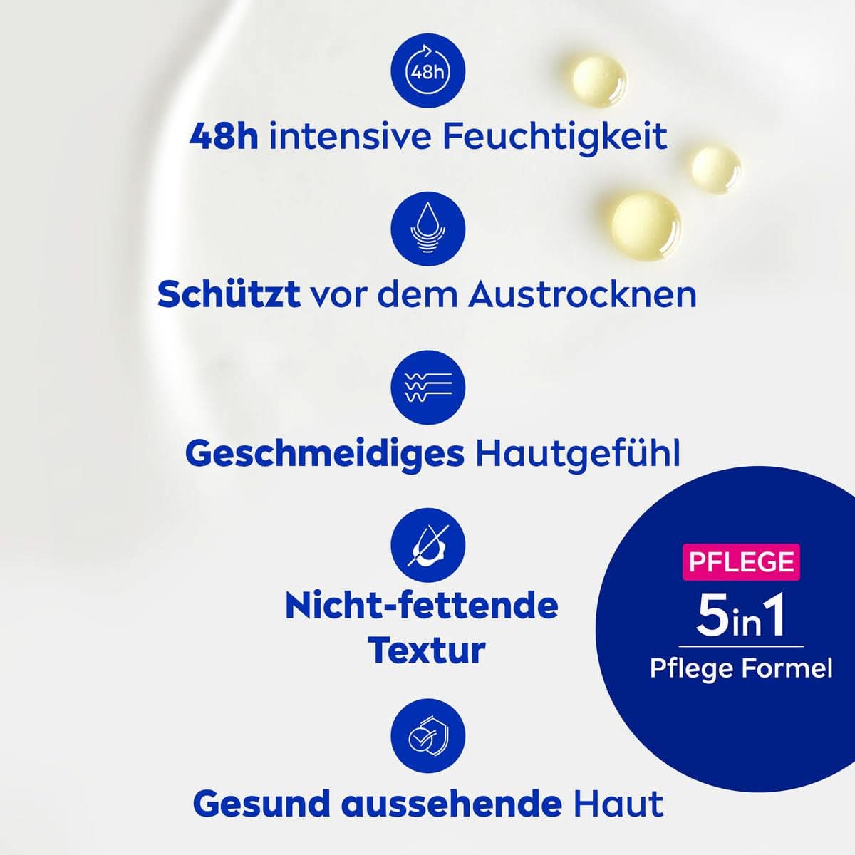 NIVEA Rich Body Milk, crema corporal nutritiva intensiva con aceite de almendras, 400 ml Ducha y baño Naty Shop