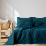 Ameliahome Colcha 170X210 Cm Colcha De Doble Cara Acolchado Ultrasónico Poliéster Ophelia Camas Y Mantas Verde Oscuro Besuche den AmeliaHome-Store Ofelia Indigo 260X280 Cm