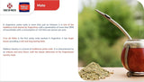 Mate argentino con trozos de tallos, 1 kg.