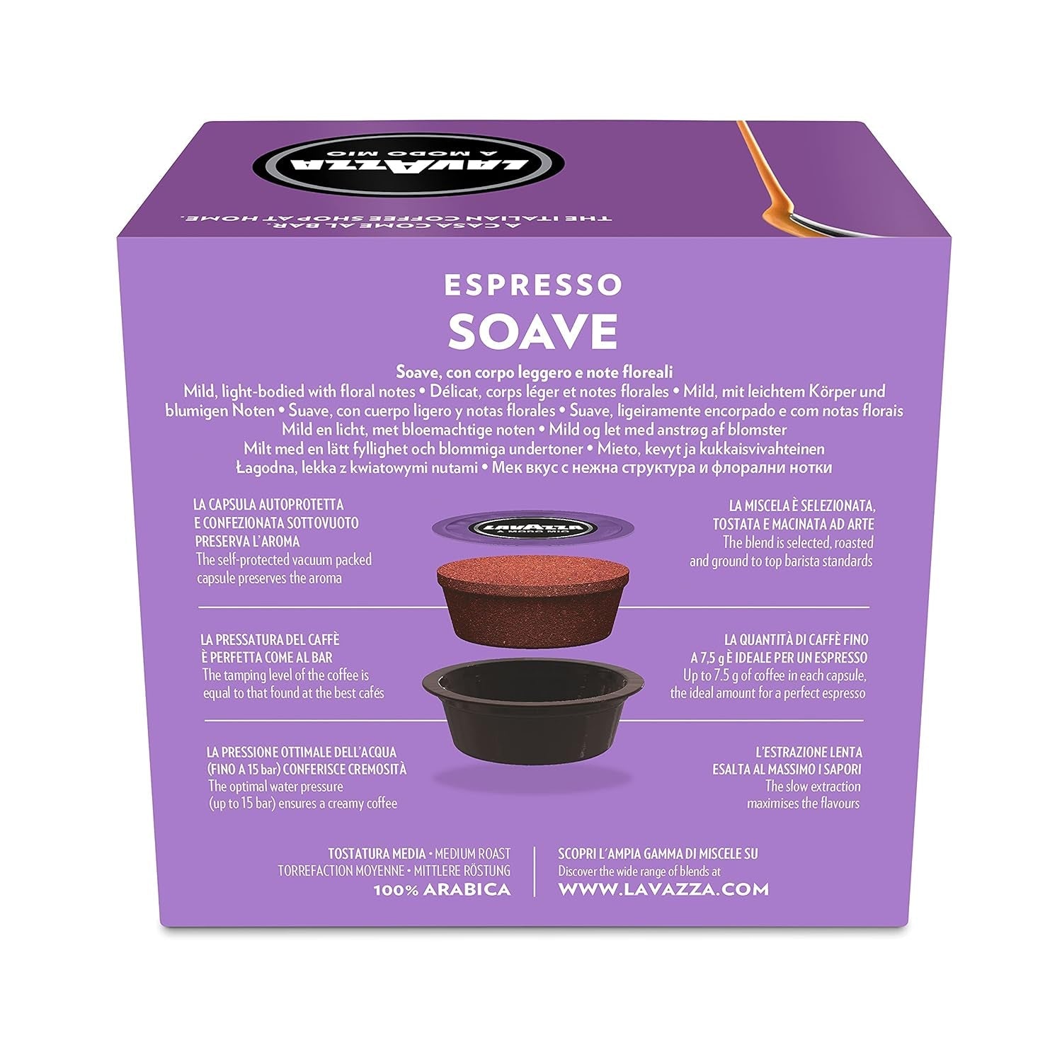 Lavazza A Modo Mio Espresso Soave, 1 x 16 Cápsulas (1 x 112 g)