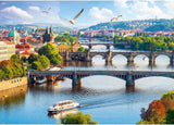 Trefl, Puzzle, Praga, República Checa, 500 piezas, Calidad Premium, Para adultos y niños mayores de 10 años Puzzle Naty Shop