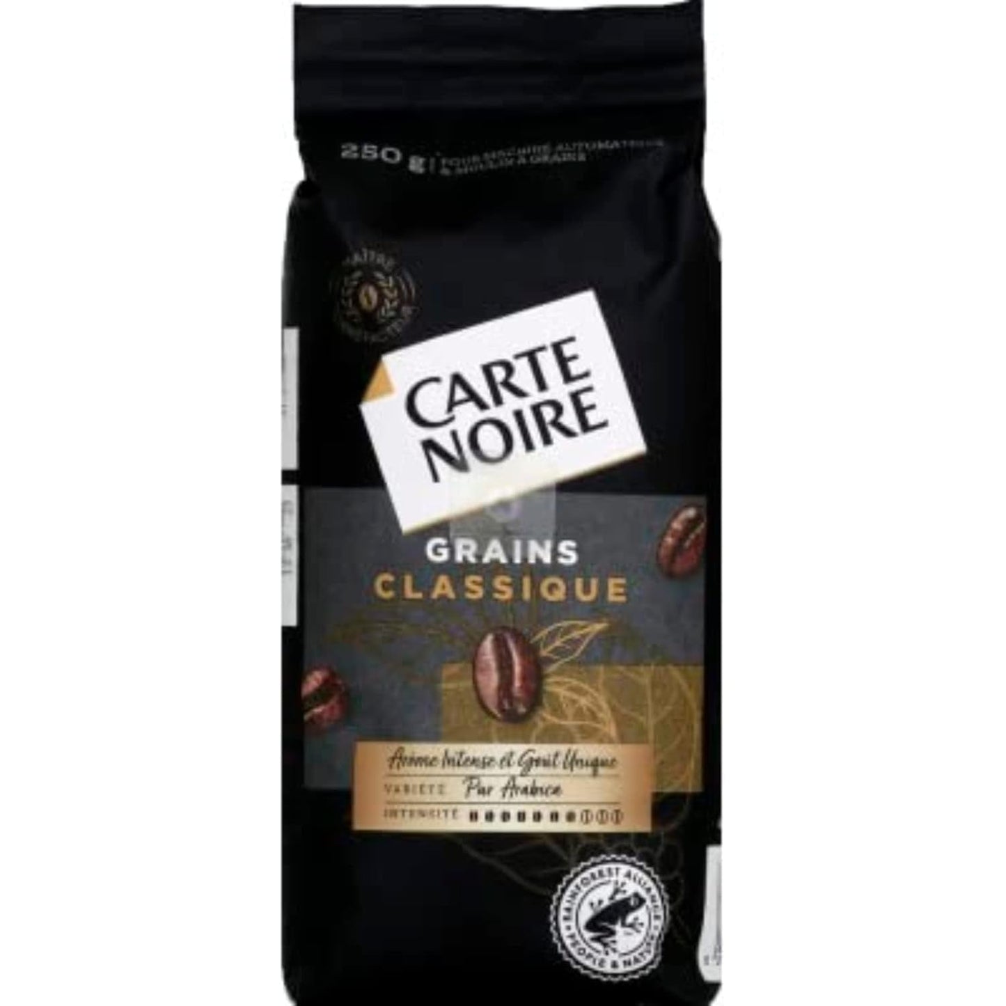 Café Arábica exclusivo en grano, 250 g.