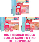 Jajaja ¡Sorpresa! Casa Mágica con Arena Squish y Muñeca Coleccionable Diva - Juego con Muñeca Coleccionable, Arena Squish, Sorpresas y Accesorios - Ideal para Niñas de 4 años en adelante