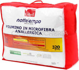 Tenedor Nottetempo Plumífero Microfibra Microfibra Muy Abrigado (2Cm) 120X80X2 Cm Bianco Edredones y Edredones Naty Shop 205X250X2 Cm La Microfibra Mantiene Muy Abrigado (2Cm)
