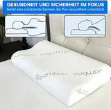 Almohada Ortopédica De Espuma Viscoelástica - Almohada Ergonómica, Almohada Antirronquidos para Personas Que Duermen De Lado, Boca Abajo y Boca Arriba, Pilow, 60 Cm X 40 Cm X 12 Cm Almohadas Ortopédicas Cervicales Naty Shop