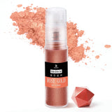 DecoRom, brillantina comestible, polvo, 10 gramos Glitter Naty Shop Roségold