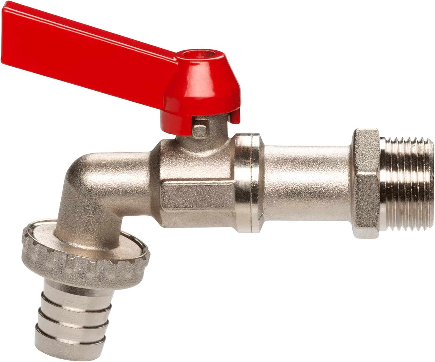 Válvula de bola Gardena: válvula para interior y exterior, rosca de 33,3 mm (G 1 pulgada), para mangueras de 19 mm (3/4 pulgada) (7333-20)