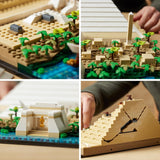 LEGO 21058 Architecture La Pirámide de Keops Kit de construcción para manualidades como pasatiempo creativo, idea de regalo para adultos, hombres, mujeres, madre, padre, actividad creativa, colección de monumentos famosos Juegos de construcción Besuche den LEGO-Store