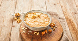 Pudín de Avena y Caramelo, una mezcla armoniosa de pudín de caramelo y avena integral, sin azúcar, endulzado con sirope de agave, 1 sobre x 64g (paquete de 4)