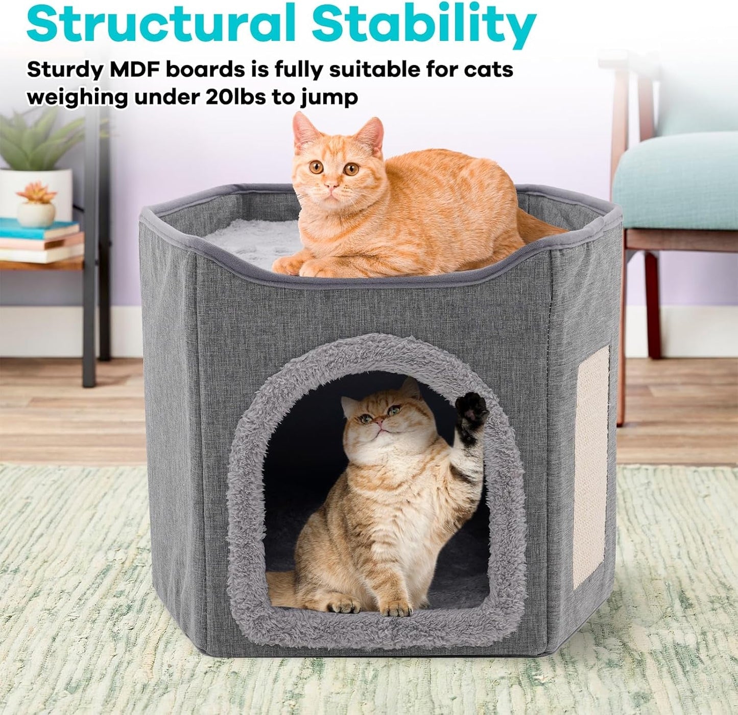 Mantas y Muebles, Mascotas, Cuevas y Casas, Gatos, Camas para Gatos, Camas para Gatos, Colchones