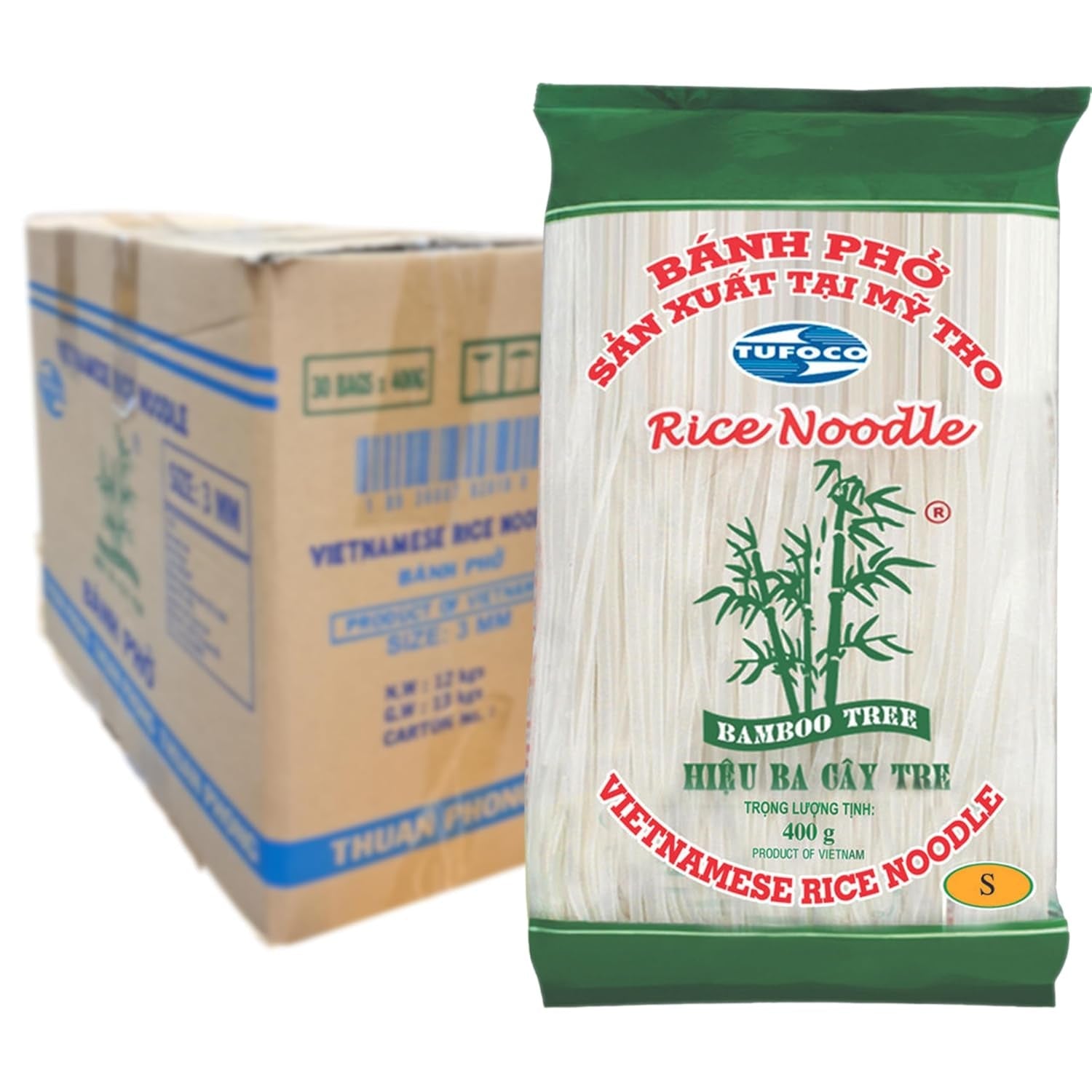 ARBOL DE BAMBÚ - Reisnudeln 3 Mm. - 1 X 400GR
