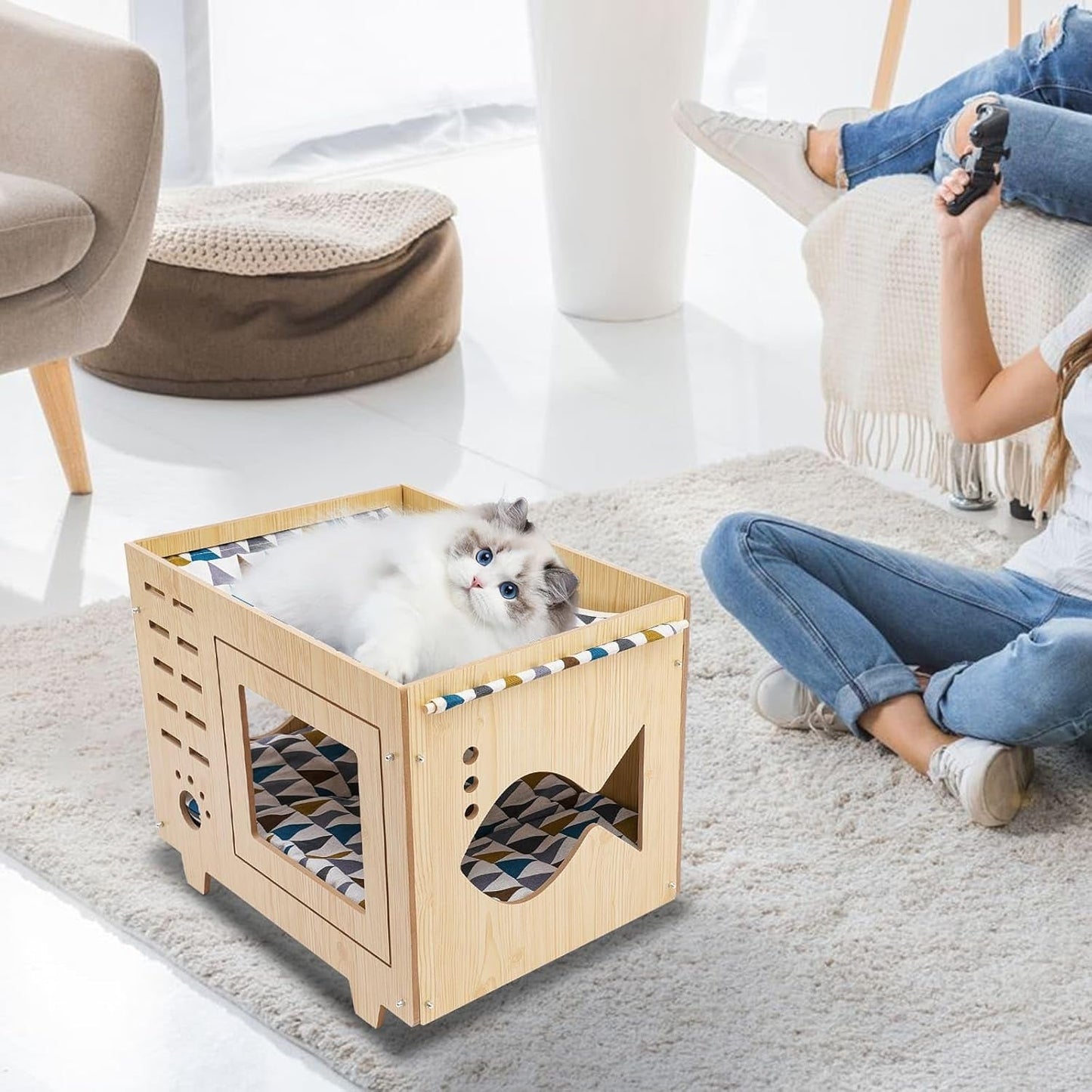 Mantas y Muebles, Mascotas, Casas y Cuevas, Gatos, Camas para gatos, Gatos - camas, colchones