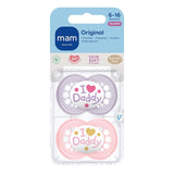 MAM Original silicona 6-16 Daddy Rose