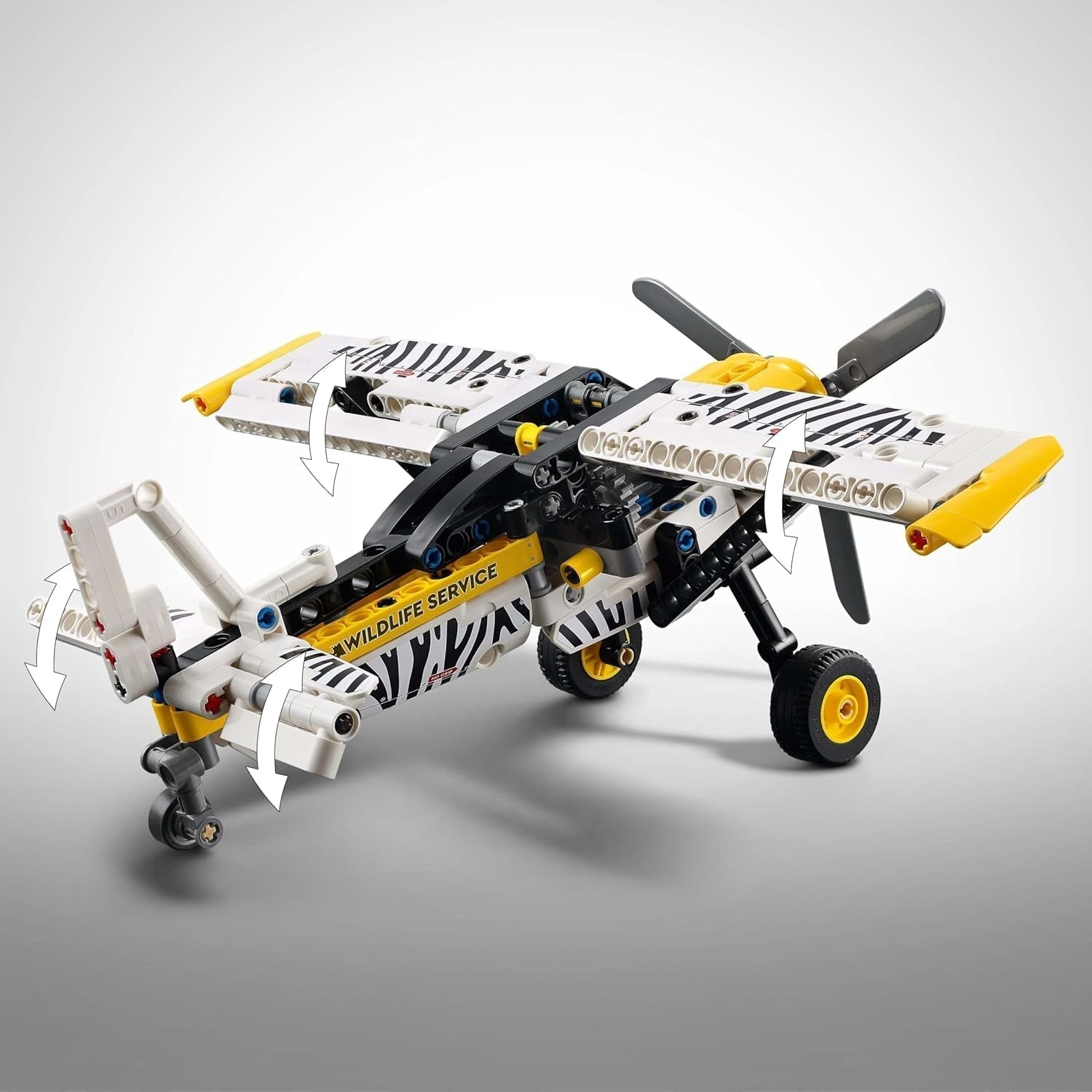 LEGO Technic Avión de hélice, juguete de construcción para niños, regalo para niños y niñas de 8 años, motor de pistón de 4 cilindros, avión de hélice giratoria, modelo 42198, juegos de construcción Besuche den LEGO-Store