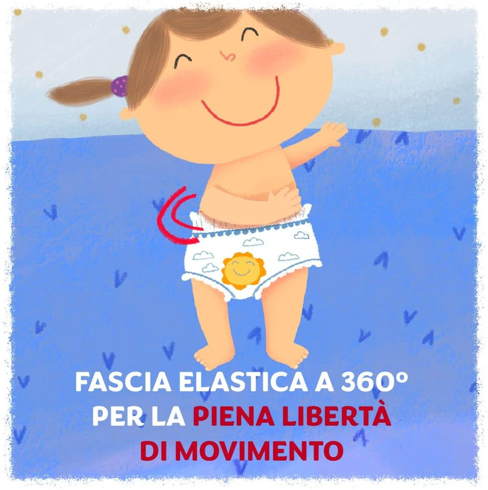 Pañal Pampers Sole e Luna Maxi, talla 4 (8-15 kg), 60 pañales