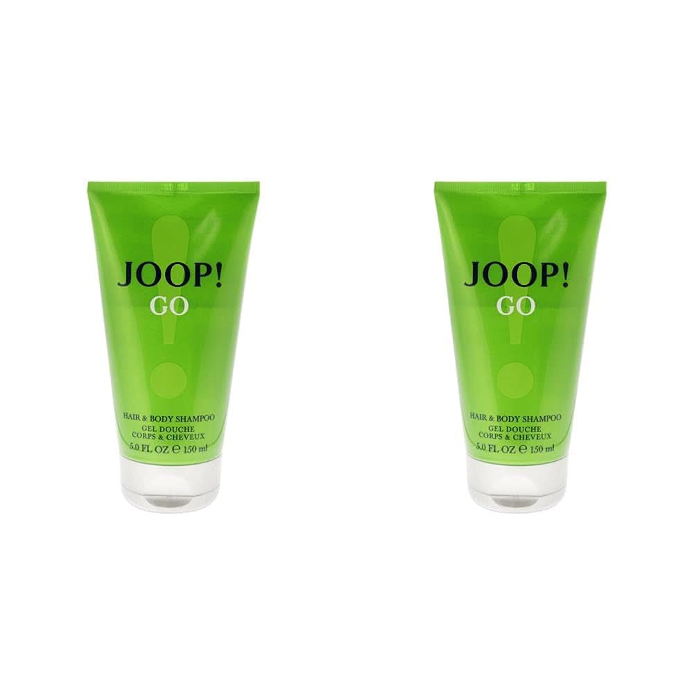 ¡JOOP! ¡Ir! Gel de ducha para hombre, con fragancia amaderada-frutal, 150 ml Ducha y baño Naty Shop 2 x 150 ml