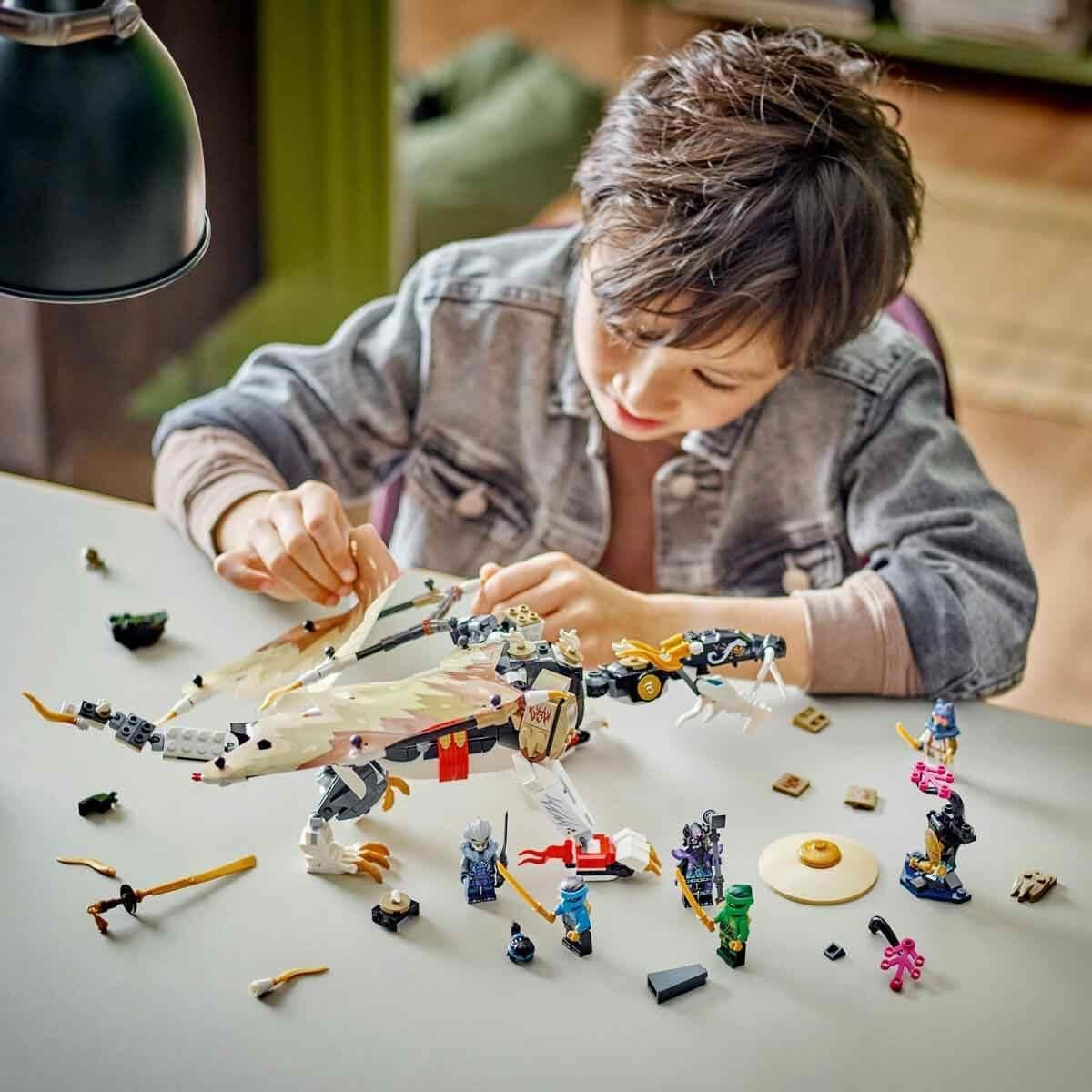 LEGO NINJAGO Egalt Dragon Master, Set Ninja con Dragón de Juguete y 5 figuras incluyendo Lloyd y NYA, Dragon Master, regalo para niños y niñas a partir de 8 años 71809 Juegos de construcción Beuche den LEGO-Store