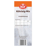 RUF Rührkuchen Backmischung, Nur Wasser & Öl Zugeben, Rezeptur Für Blechkuchen, Kastenkuchen, Muffins, Gugelhupf Und Tortenböden, 1X1000G Mezcla para hornear y cocinar Naty Shop