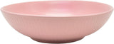 ECHTWERK Vajilla vintage de 12 piezas, diseño natural "Blanka", 4 personas, elegante vajilla de gres texturizado con 4 platos llanos, 4 guarniciones, 4 platos llanos, color rosa