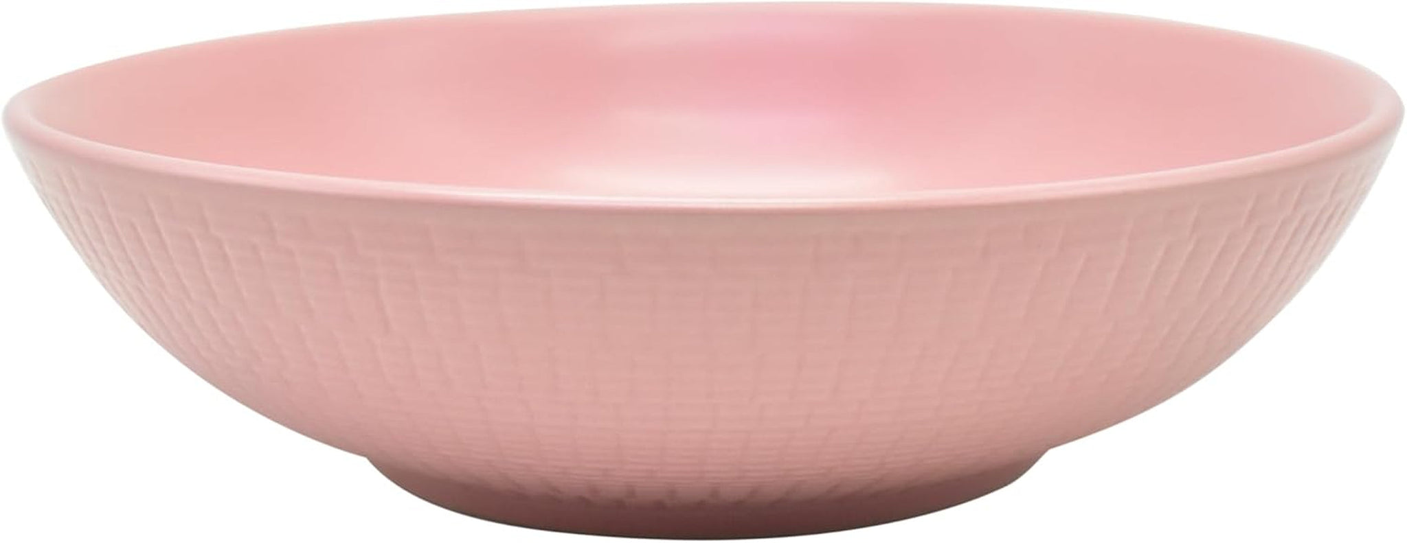 ECHTWERK Vajilla vintage de 12 piezas, diseño natural "Blanka", 4 personas, elegante vajilla de gres texturizado con 4 platos llanos, 4 guarniciones, 4 platos llanos, color rosa
