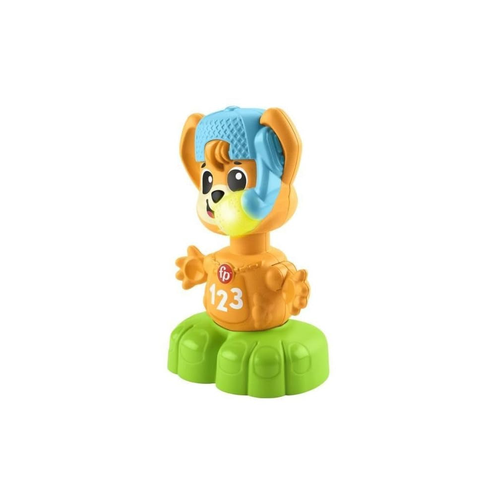 Fisher-Price Sync Squad zorro de juguete, juguete para bebés y niños pequeños con música y luces interactivas, a partir de 9 meses, versión francesa, HYK94 Jucarii Bebe Naty Shop
