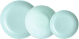 Vajilla Pampille Turquoise Opal, 18 piezas - 6 personas, turquesa