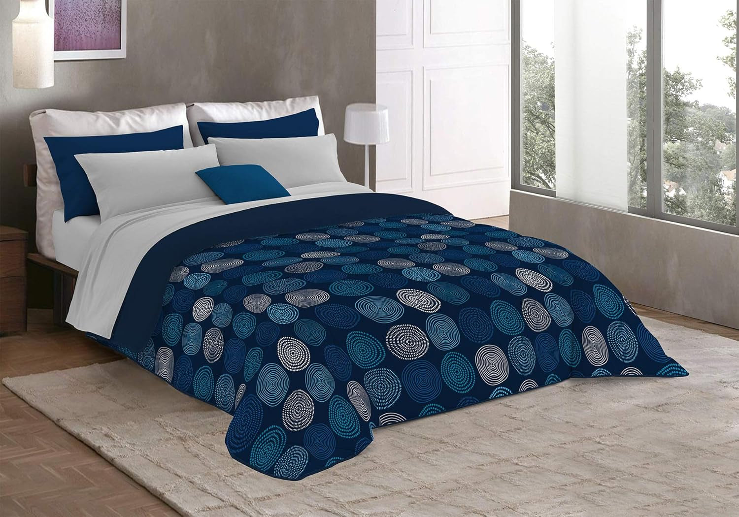 Fantasy T-Fa-Hypnotic-1P Edredón de Invierno, Microfibra, Hypnotic, 170X260Cm Edredones y Edredones Naty Shop Hypnotic 170X260 Cm