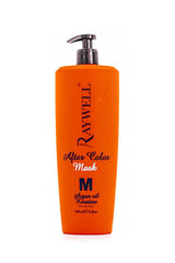 After Color Mask - cuidado intensivo para cabello teñido, 1000 ml, protege y cuida el cabello teñido, aporta brillo, hidratación y flexibilidad, sin silicona, vegano, calidad de peluquería Naty Shop Mascarilla capilar Título predeterminado