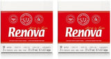 Servilletas de papel Renova, estilo cóctel de mesa blanca, 90 servilletas (paquete de 2)