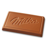 Naps Alpine Milk 1 x 1 kg, mini cuadrados de chocolate fino de chocolate con leche alpino que se derriten en la boca, caja (paquete de 2)