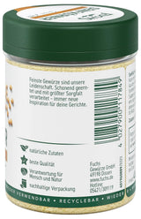 Fuchs Gewürze - Senfkörner gemahlen - für die Zubereitung von Rubs, zum Verfeinern von Suppen und Saucen - ingredientes naturales - 45 g en wiederverwendbarer, recyclebarer Dosis
