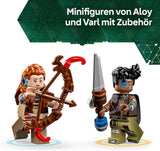 LEGO Horizon Aventuras Aloy y Varl vs. Armored Walker y Sawtooth, monstruos de juguete y minifiguras, set de colección para fanáticos de los videojuegos, niños y niñas mayores de 9 años 77037 Juegos de construcción Besuche den LEGO-Store
