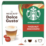 STARBUCKS Hazelnut Macchiato de Nescafé Dolce Gusto, Dunkle Röstung, Kaffeekapseln 6 x 12 (72 Kapseln)