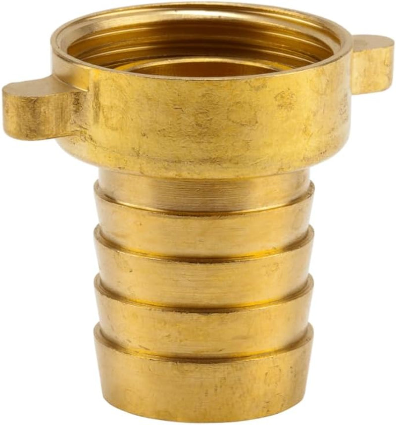 Conector de manguera de latón Gardena, 2 piezas: conector de latón de alta calidad, rosca de 26,5 mm (G 3/4"), para mangueras de 1/2" (13 mm) (7140-20)