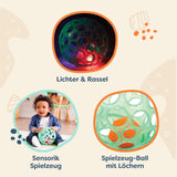 B. juguetes Juguete bebé Juguete bebé juguete de motricidad con luz - juguete bebé para recién nacidos, niñas y niños a partir de 0 meses, sin PVC Bebe Toys Naty Shop