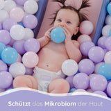 Pañales Bella Baby Happy Premium, Talla 6, Junior Extra, 15+ kg, 96 piezas, Sello DERMATEST y OEKO-TEX, Pañales Desechables para Bebé