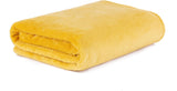 HOMLA Manta polar roja mullida y cálida - para sofá y cama Manta cómoda Manta para sofá Manta para salón - fácil de mantener 150 X 200 cm Camas y mantas rosas Besuche den HOMLA-Store Poliéster rojo mostaza 150X200 cm