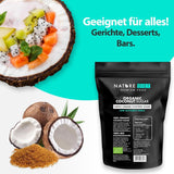 Azúcar de coco ecológico sabor caramelo, 1,5 Kg Edulcorantes Naty Shop