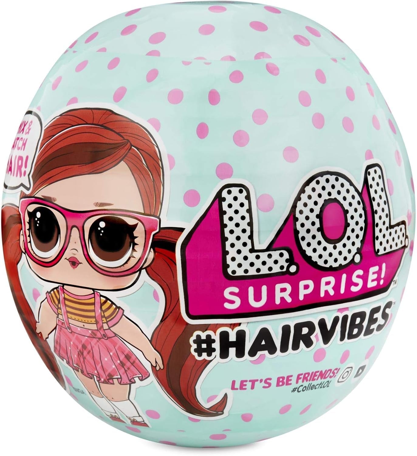 Muñecas Coleccionables LOL Surprise para Niñas - Con 15 sorpresas y peinados diferentes - Muñecas #Hairvibes