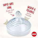 Extractor de leche manual NUK Nature Sense | Set de lactancia con extractor de leche manual, biberones y discos de lactancia Ultra Dry Comfort | 6 piezas Alimentación Bebé y Accesorios Lactancia Naty Shop