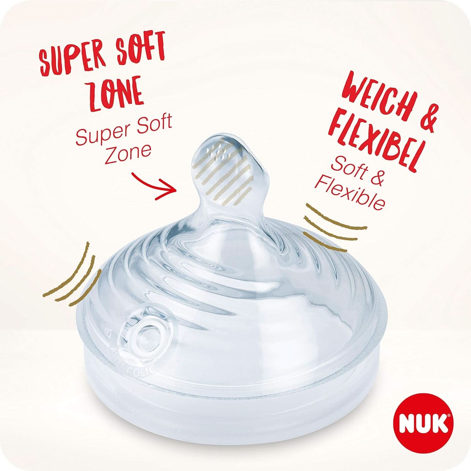 Extractor de leche manual NUK Nature Sense | Set de lactancia con extractor de leche manual, biberones y discos de lactancia Ultra Dry Comfort | 6 piezas Alimentación Bebé y Accesorios Lactancia Naty Shop