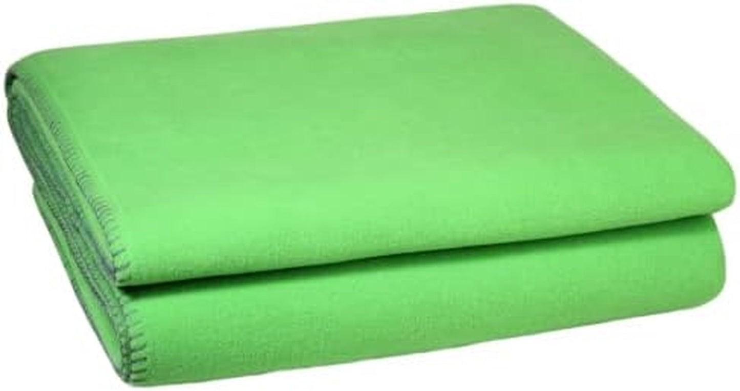 Manta Zoeppritz en color: Rojo, 65% Poliéster, 35% Viscosa, Medidas: 160X200 Cm, 103291-235-160X200 Zoeppritz Camas y Fundas Desde 1828 605 Verde Flúor 180X220 Cm