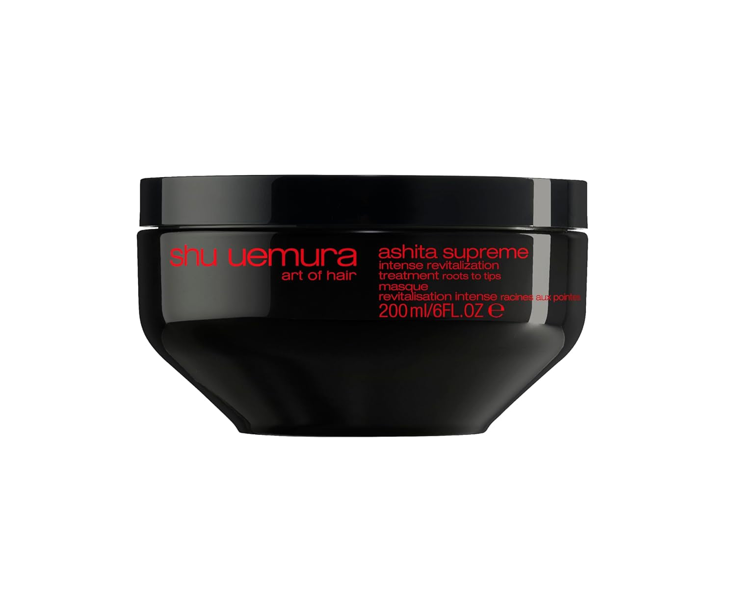 Shu Uemura, Ashita Supreme, Mascarilla capilar revitalizante intensiva, Para todo tipo de cabello, Con extracto de ashitaba, Para más brillo y flexibilidad, Anti-rajaduras, 200 ml Naty Shop Mascarilla capilar 200 Ml (1 pack) Jazmín + anís + cítricos + pachulí