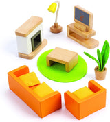 Hape E3459 - Habitación infantil, pequeña Casas de muñecas Naty Shop Salón
