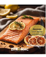45g Rodajas de Limón Desecado, Rodajas de Frutos Secos para Cócteles, Limón Desecado para Decoración Navideña, Vino caliente, Té, Repostería|Limones Secos 100% Naturales Productos Deshidratados Naty Shop