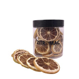 45g Rodajas de Limón Desecado, Rodajas de Frutos Secos para Cócteles, Limón Desecado para Decoración Navideña, Vino caliente, Té, Repostería|Limones Secos 100% Naturales Productos Deshidratados Naty Shop 45G