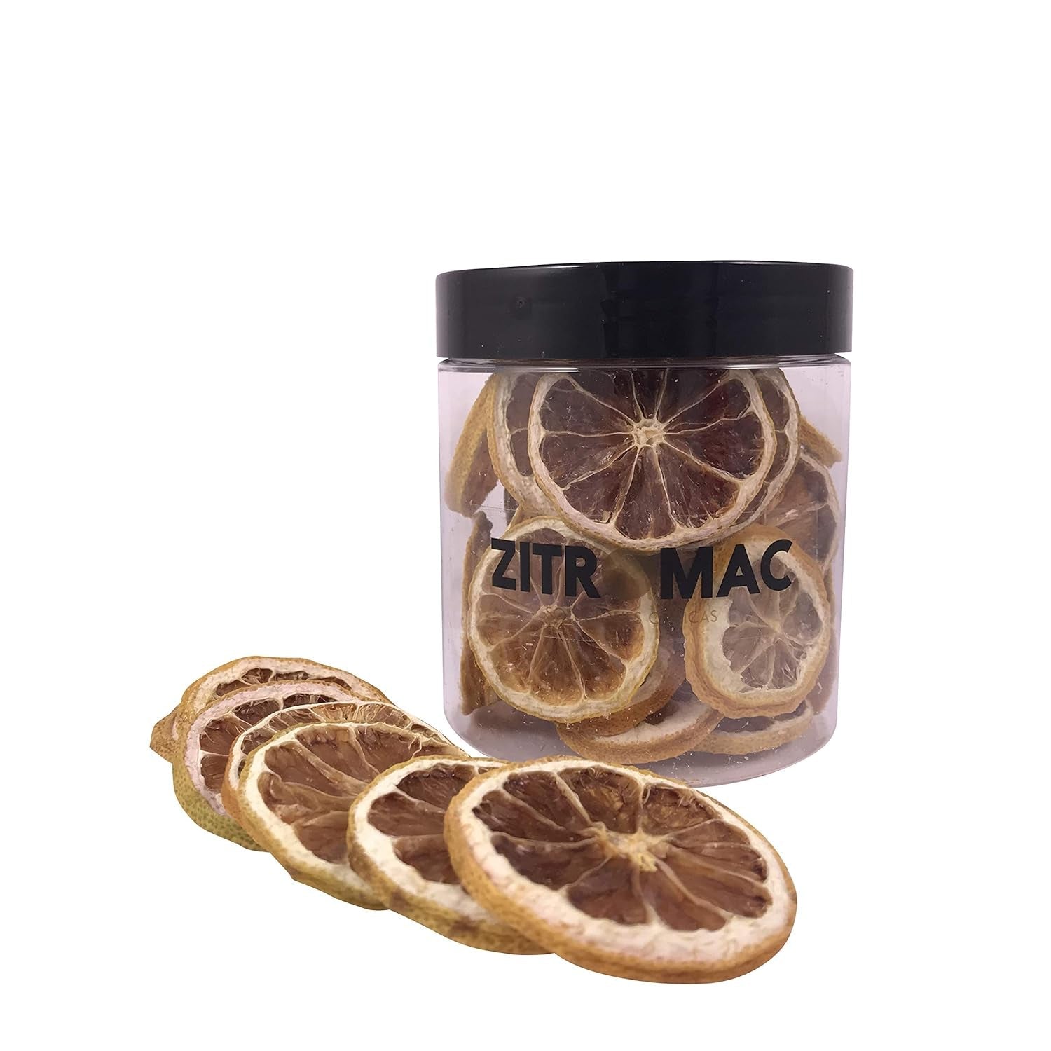 45g Rodajas de Limón Desecado, Rodajas de Frutos Secos para Cócteles, Limón Desecado para Decoración Navideña, Vino caliente, Té, Repostería|Limones Secos 100% Naturales Productos Deshidratados Naty Shop 45G