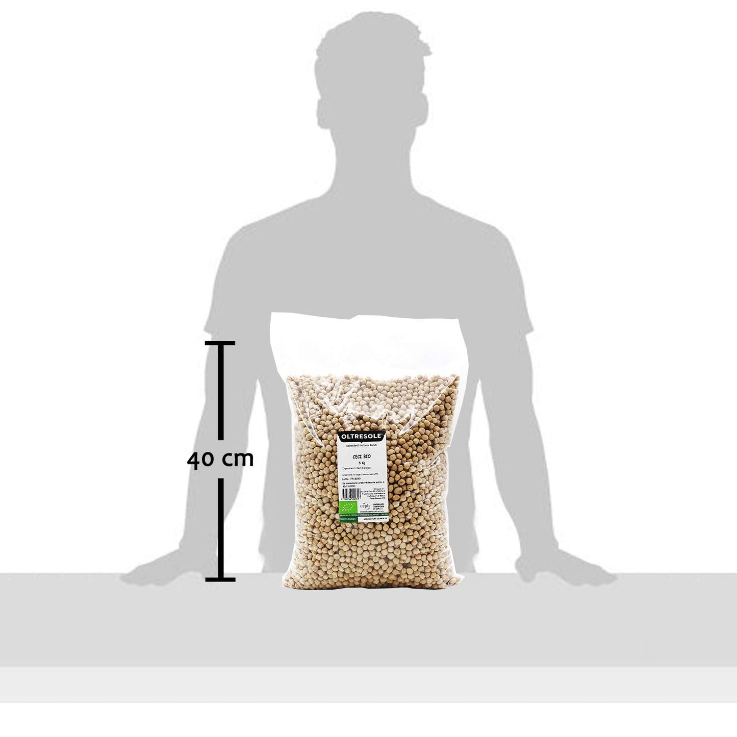 , 5 kg Garbanzos Ecológicos, Legumbres Secas Ecológicas de Cultivo Controlado, Cereales Naty Shop