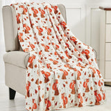 Elegant Comfort Manta ligera con temática de Halloween, suave, acogedora y afelpada, perfecta para relajarse en esta temporada espeluznante, 127 x 152,4 cm, camas y edredones con calavera y huesos Elegant Comfort Case Vixen 50 x 60