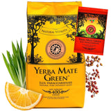 Yerba SARSAPARILLA 400G ● Té Mate dulce y refrescante ● Hojas de Zarzaparrilla ● Té Mate de hojas de Mate ● Té Yebra Mate con GUARANÁ 50G ● Yerba Mate Hojas Sueltas 450G ● Vegano